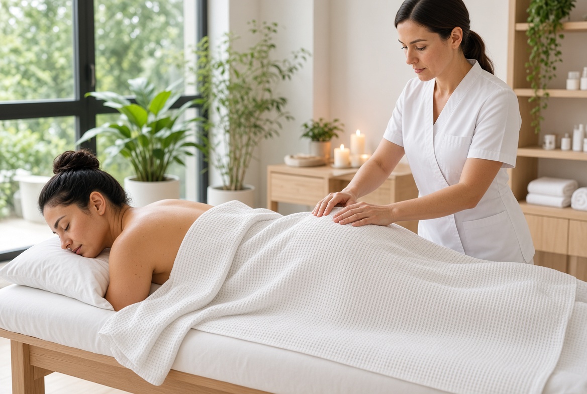 Ręczniki jednorazowe dla day spa